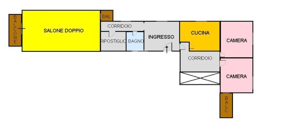 5غرفة شقة في Palermo, Italy رقم 130797 48