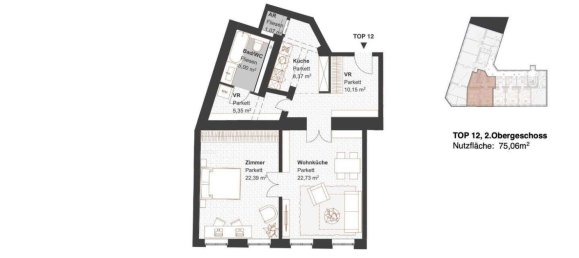 2 rooms Apartment in Ottakring, Austria No. 236077 10