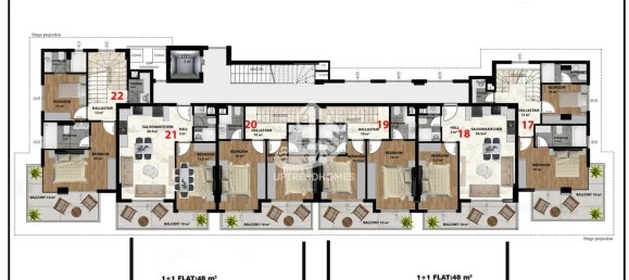 Apartment 1+1 in Kestel, Turkey No. 5211 13