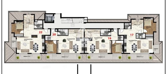 Apartment 1+1 in Kestel, Turkey No. 5211 14