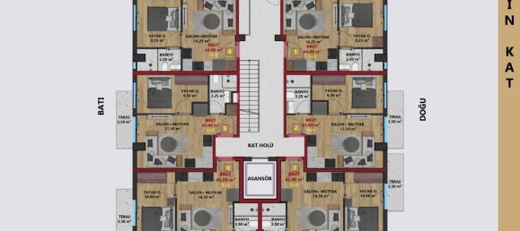 Apartment 1+1 in Antalya, Turkey No. 32260 5