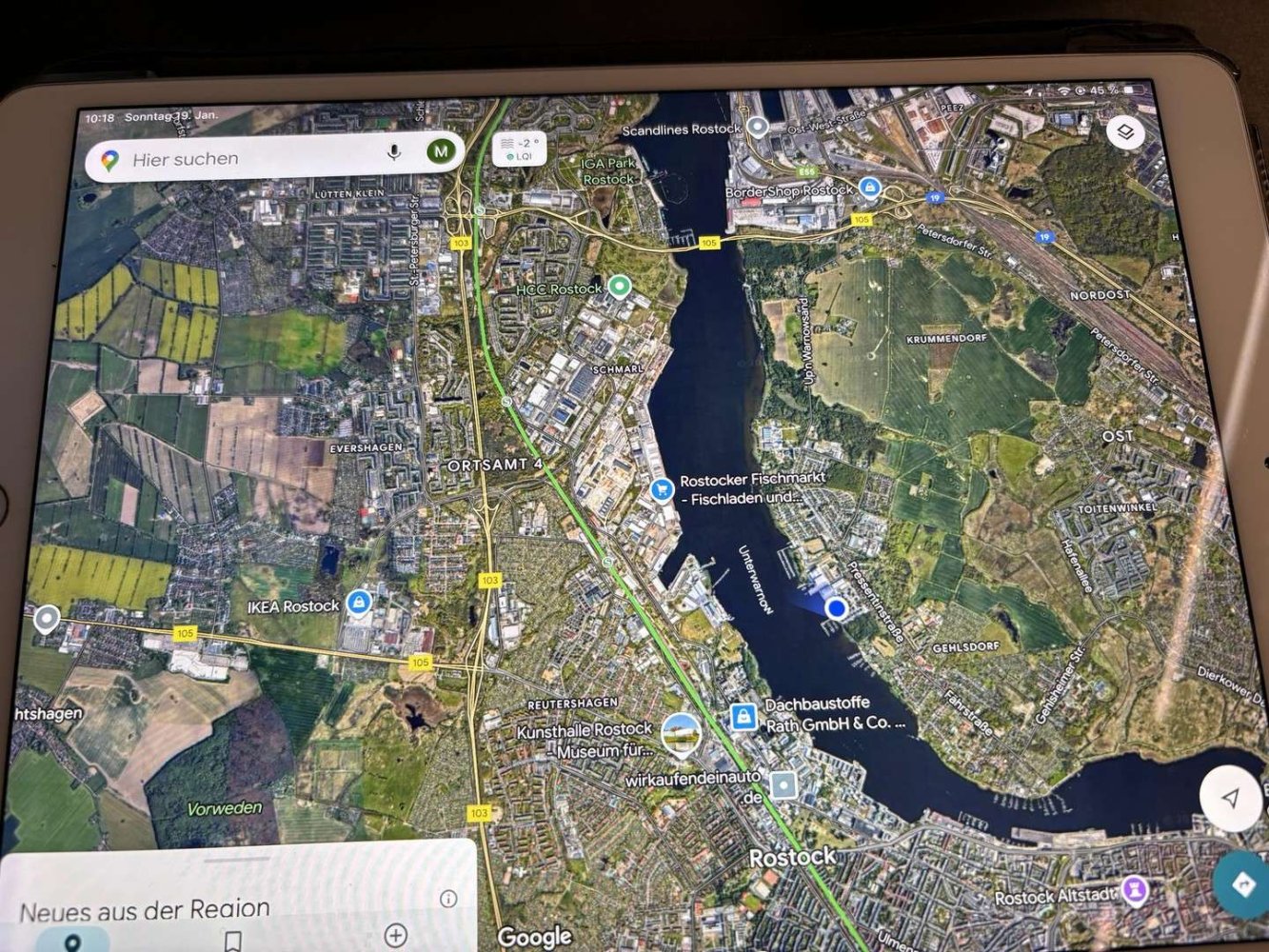 Apartamento de 1 dormitorio en Rostock, Germany No. 225236