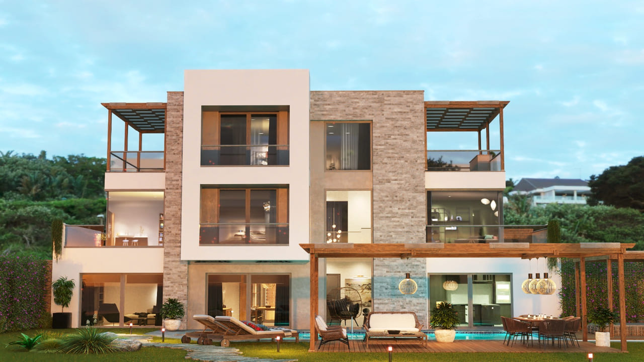 Villa 3+1 à The House Residence, Milas, Turkey No. 38214