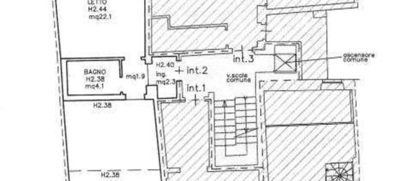 2 rooms Apartment in Ferrara, Italy No. 25059 2