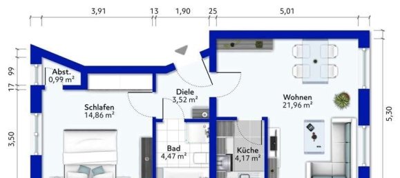 Apartamento T1 em Chemnitz, Germany N.º 92054 5