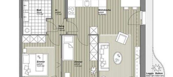 3 rooms Apartment in Vienna, Austria No. 14026 20