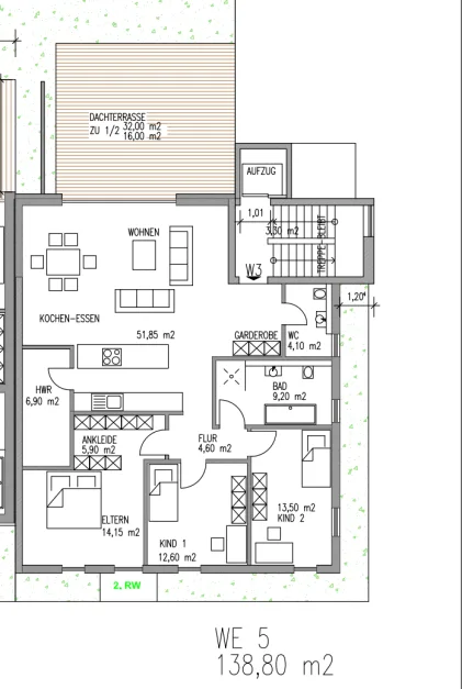 4غرفة بانتهاوس في Trier-Saarburg, Germany رقم 291329