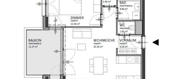 2 rooms Apartment in Favoriten, Austria No. 195377 16