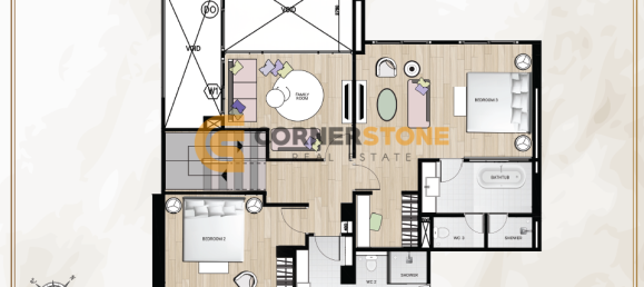 Eigentumswohnung in Pattaya, Thailand 213m², Nr. 22900 14