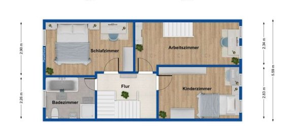Adosado de 4 habitaciónes en Magdeburg, Germany No. 265676 15