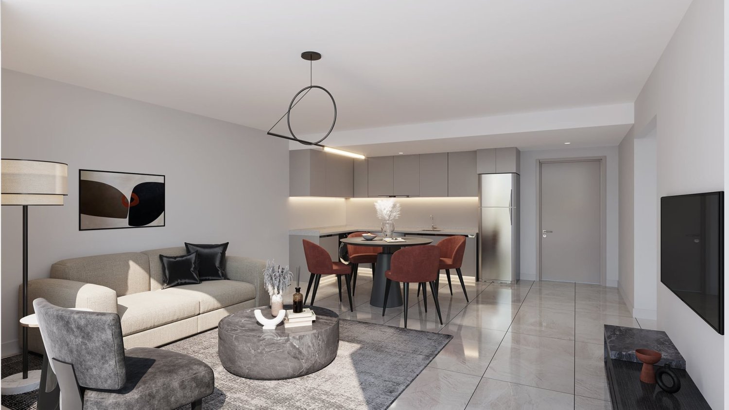 Apartamento de 2 dormitorios en EQUITI ARCADE, Al Furjan, UAE No. 60406