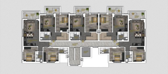 2 rooms Penthouse in Kestel, Turkey No. 9841 29