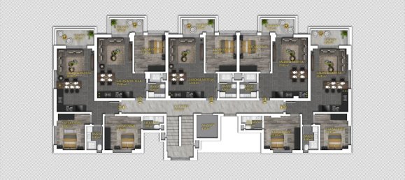 2 rooms Penthouse in Kestel, Turkey No. 9841 30