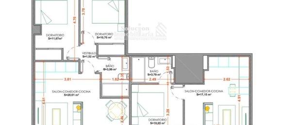 1 chambre Appartement à Salamanca, Spain No. 18093 10