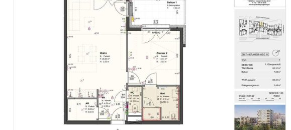 1 Schlafzimmer Wohnung in Wien, Austria, Nr. 184699 5