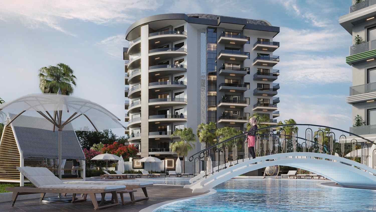 Apartment 2+1 in Alanya, Turkey No. 11621