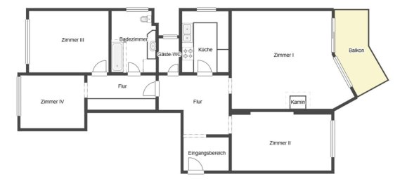 2 bedrooms Apartment in Lubars, Germany No. 279259 21