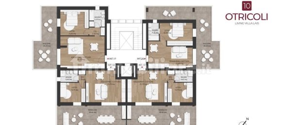 2 غرف نوم شقة في Rome, Italy رقم 10687 33