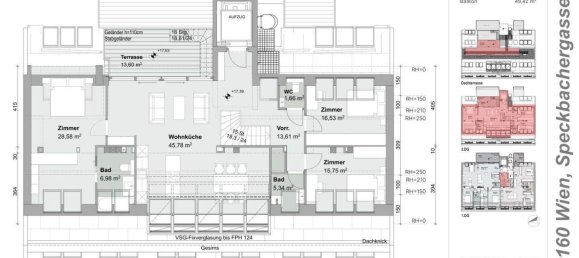 4 rooms Penthouse in Ottakring, Austria No. 151759 6