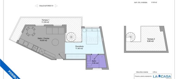 1 غرف نوم بانتهاوس في Madrid, Spain رقم 187129 10