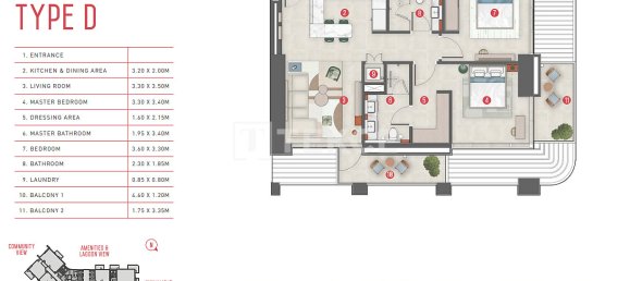 2 bedrooms Apartment for sale in Meydan, Dubai, UAE № 186195 12