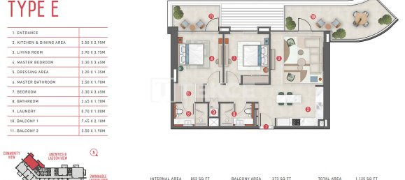 2 bedrooms Apartment for sale in Meydan, Dubai, UAE № 186195 11