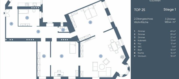 3-Zimmer Wohnung in Wien, Austria, Nr. 151163 14