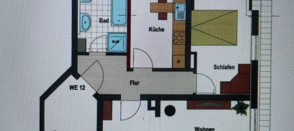 1 Schlafzimmer Wohnung in Augsburg, Germany, Nr. 56283 2