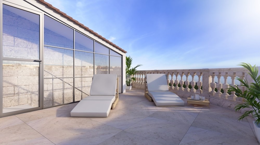 2 غرف نوم تاون هاوس في Palma de Majorca, Spain رقم 16277