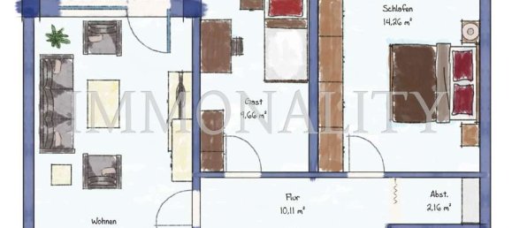 2 Schlafzimmer Wohnung in Hildesheim, Germany, Nr. 276572 13