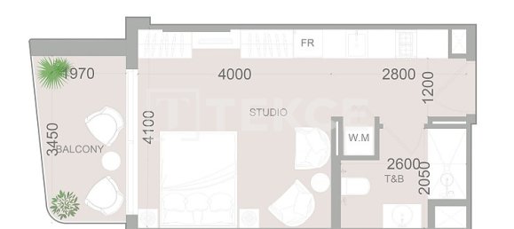 Студия в Jumeirah Village Triangle, Дубай, ОАЭ № 188223 2