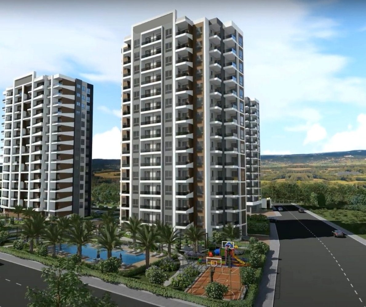 شقة 1+1 في Mersin, Turkey رقم 31888