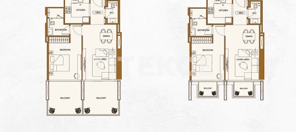 1 dormitorio apartamento en venta en Jumeirah Village Triangle, Dubai, UAE № 120329 14