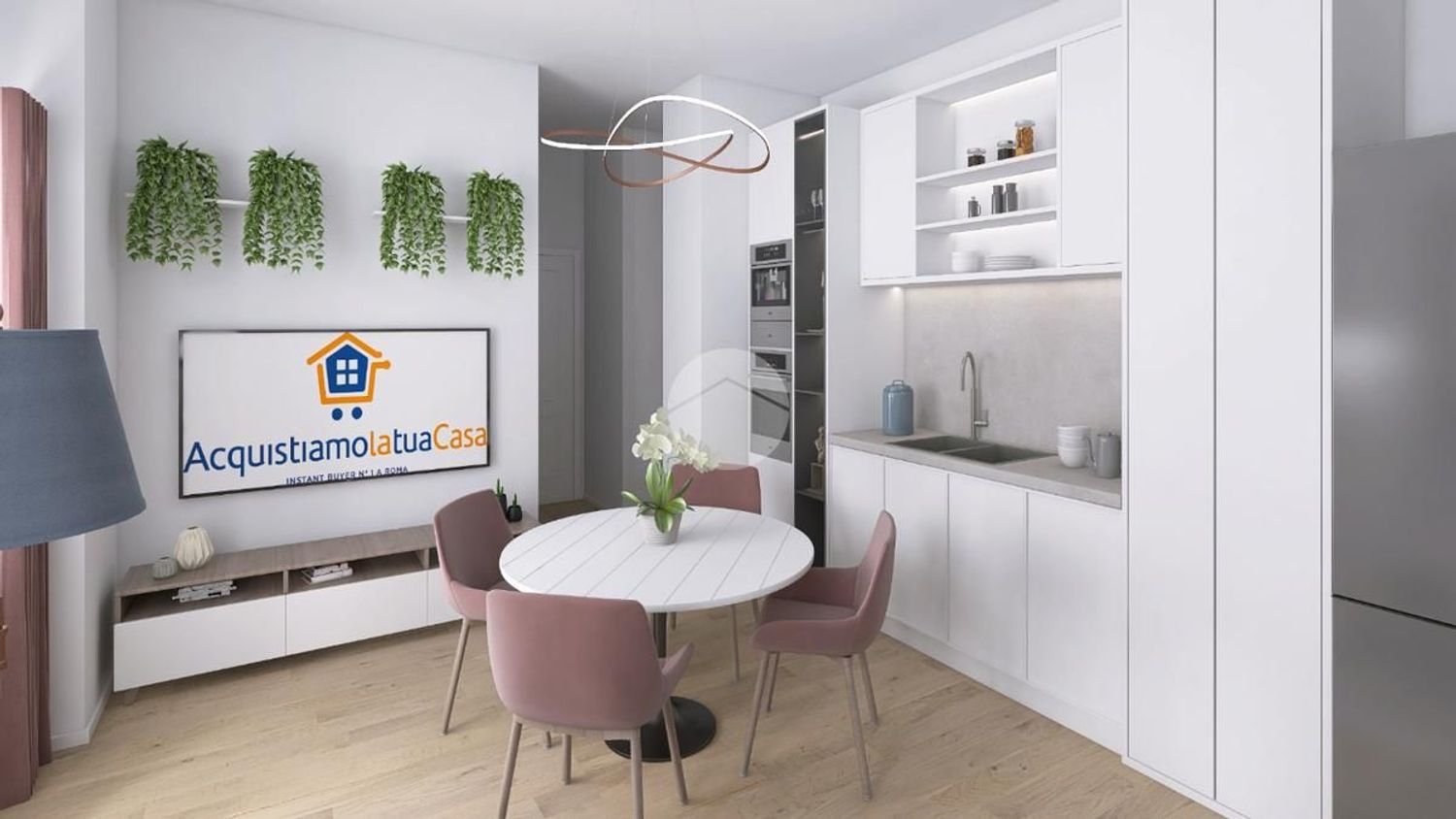 Квартира с 2 комнатами в Рим, Италия № 211335