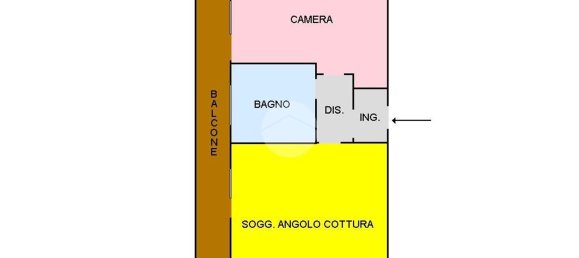 Квартира с 2 комнатами в Рим, Италия № 211335 9