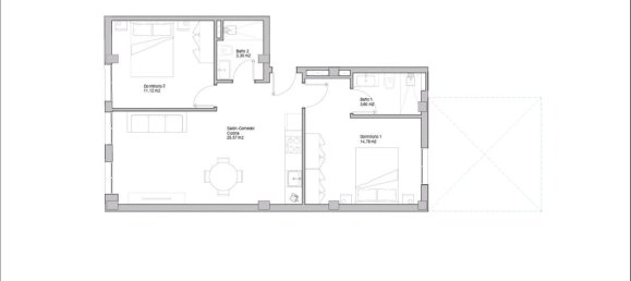 2 chambres appartement à vendre à Alicante, Valencian Community, Spain № 365940 22