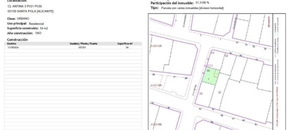  Land in Santa Pola, Spain No. 149103 5