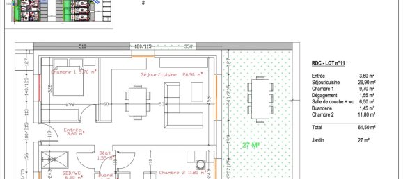 3 rooms Apartment in Biguglia, France No. 159474 2