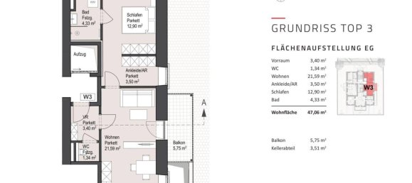 2 rooms Apartment in Salzburg, Austria No. 156468 3