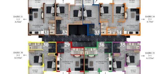 2 rooms Apartment in Alanya, Turkey No. 30076 27