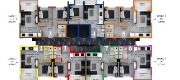 2 rooms Apartment in Alanya, Turkey No. 30076 29