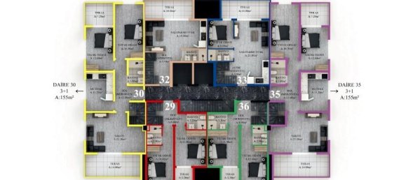 2 rooms Apartment in Alanya, Turkey No. 30076 28