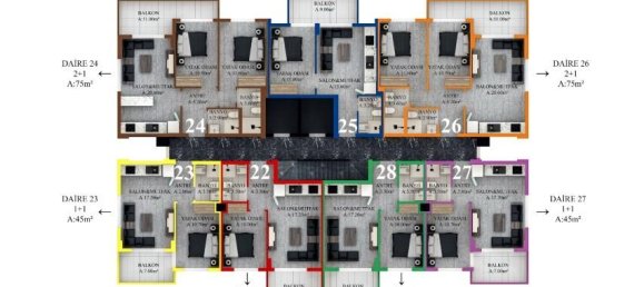 2 rooms Apartment in Alanya, Turkey No. 30076 26