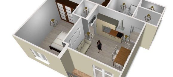 3 rooms Apartment in Florence, Italy No. 181755 4