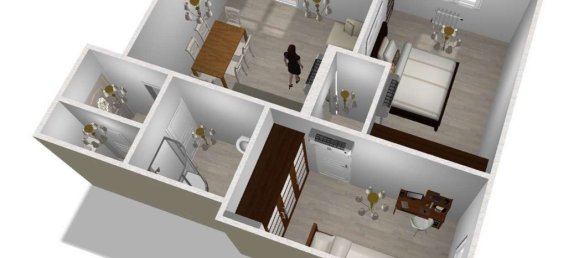 3 rooms Apartment in Florence, Italy No. 181755 5