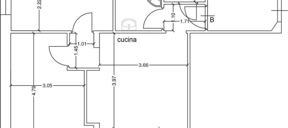 3 rooms Apartment in Florence, Italy No. 181755 2