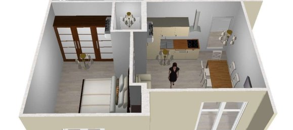 3 rooms Apartment in Florence, Italy No. 181755 6