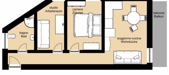 3 rooms Apartment in Trentino-Alto Adige, Italy No. 278426 3