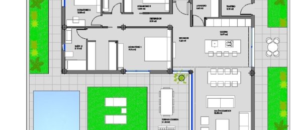 3 غرف نوم فيلا في Mar De Cristal, Spain رقم 7214 19