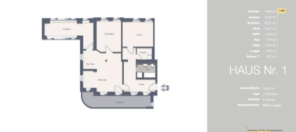 1 bedroom Apartment in Leipzig, Germany No. 233371 7